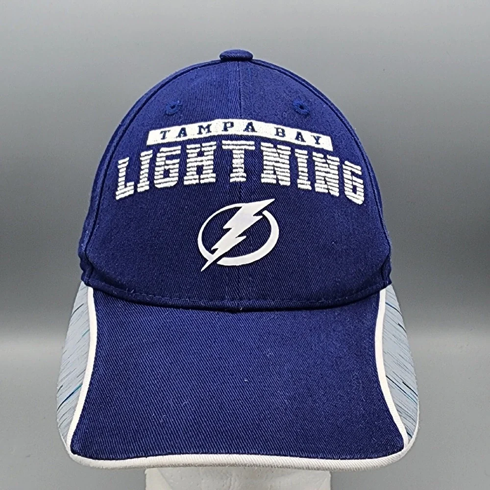 Vintage Tampa Bay Lightning Hat Snapback Cap Adjustable NHL Boys‎ 8-20